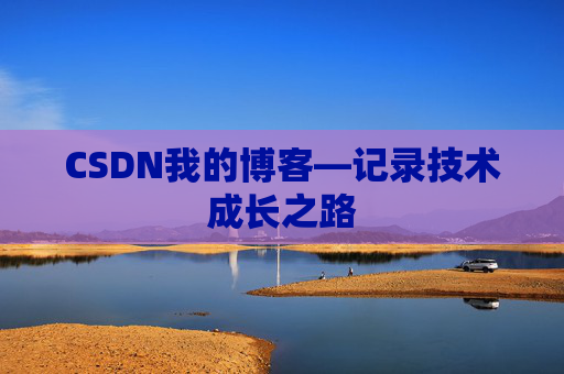 CSDN我的博客—记录技术成长之路